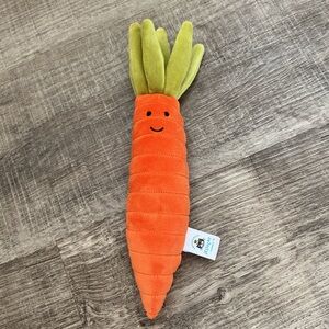 Jellycat Vivacious Vegetable Carrot Plush Toy Authentic London 9”